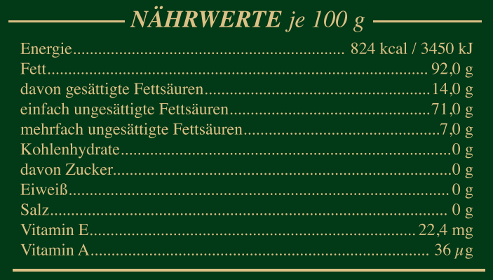 250ml Olivenöl - SELEZIONE CLASSICO – Natives Olivenöl Extra - 100% aus Apulien